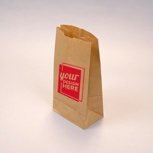 Custom-Printed Natural Kraft 8-lb G